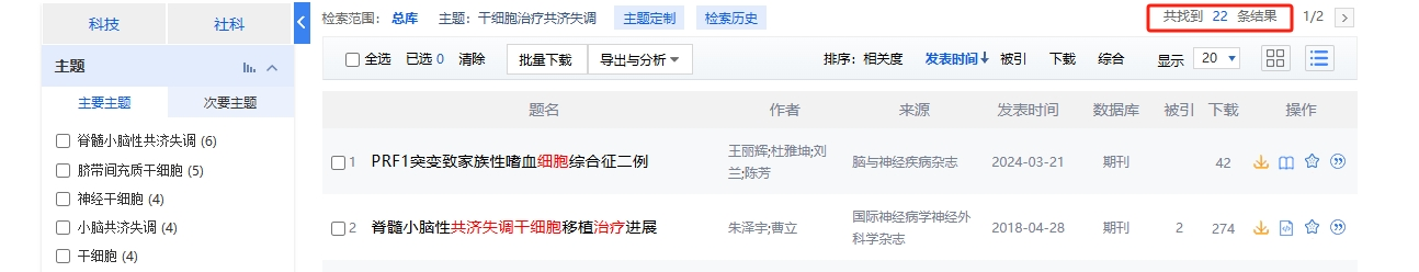 干細(xì)胞治療共濟(jì)失調(diào)的臨床研究進(jìn)展 干細(xì)胞治療共濟(jì)失調(diào)的臨床研究進(jìn)展