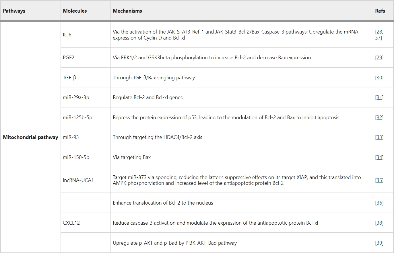 內(nèi)源性途徑(線粒體通路) 內(nèi)源性途徑(線粒體通路)