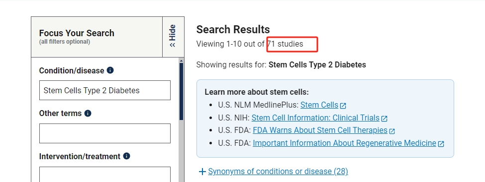 干細(xì)胞治療2型糖尿病的臨床研究進(jìn)展 干細(xì)胞治療2型糖尿病的臨床研究進(jìn)展