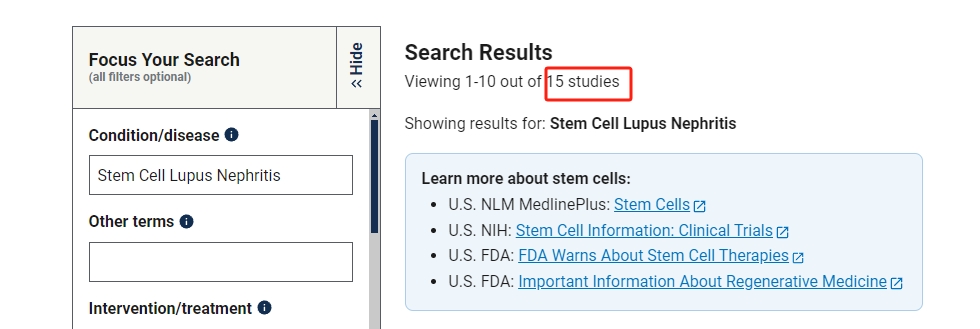 干細胞治療狼瘡性腎炎的臨床研究進展 干細胞治療狼瘡性腎炎的臨床研究進展