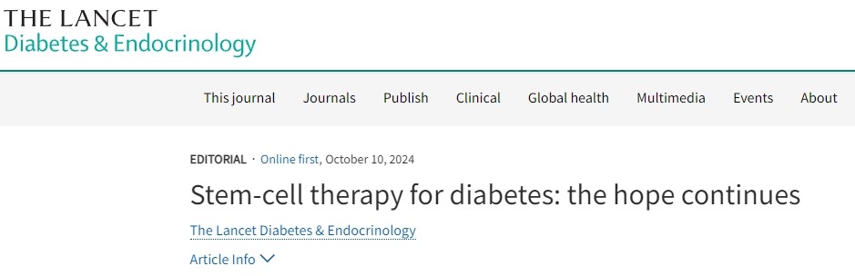 干細胞療法治療糖尿病:希望仍在繼續 干細胞療法治療糖尿病:希望仍在繼續