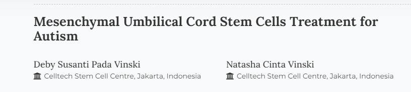 間充質臍帶干細胞治療自閉癥 間充質臍帶干細胞治療自閉癥