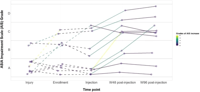 圖2:ASIA 損傷量表等級 圖2:ASIA 損傷量表等級