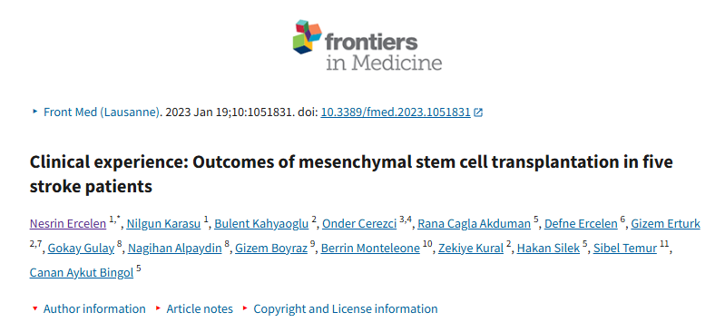 臨床經(jīng)驗(yàn):五例中風(fēng)患者接受間充質(zhì)干細(xì)胞移植的結(jié)果 臨床經(jīng)驗(yàn):五例中風(fēng)患者接受間充質(zhì)干細(xì)胞移植的結(jié)果